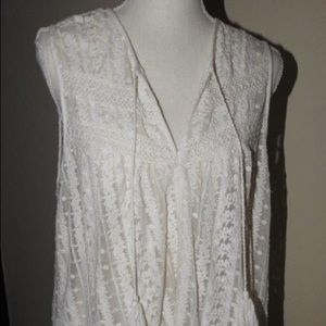 Karen Kane White Sleeveless